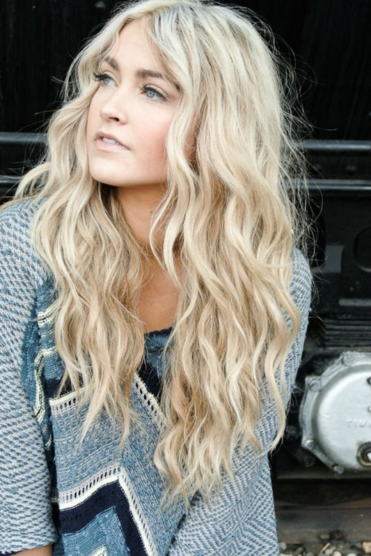 Blonde Highlight Deep Wave Lace Wigs for Women