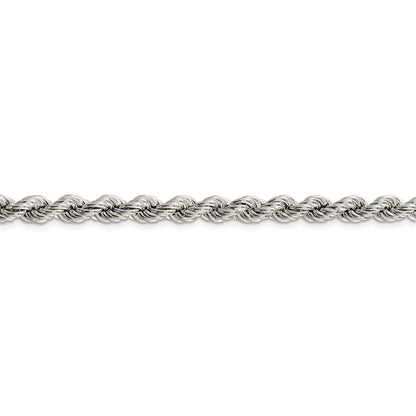 925 Sterling Silver 6.4mm Rope Chain|18inch Pure Silver Necklace For Men Women