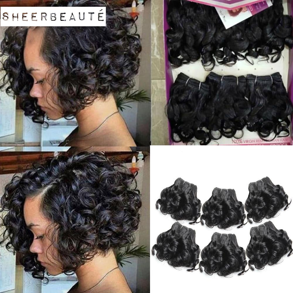 Curly Human Hair Bundles 100% Human Hair Bundles Brazilian Hair Weave Bundl