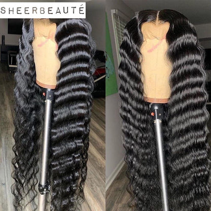 Loose Deep Wave Lace Front Wigs 13x6 Lace Front Human Hair Wigs Transparent Lace Wigs