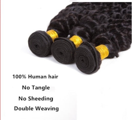 30inch  32inch 34inch 36Inch Long Brazilian Deep Wave Human Hair Weaves
