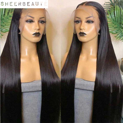 30 Inch 5x5/13x4 Straight HD Transparent Lace Frontal Wigs
