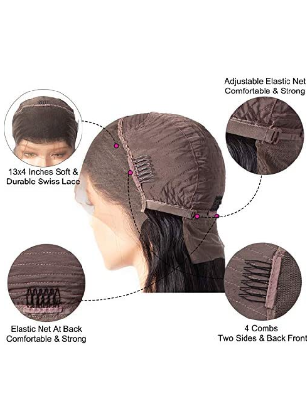 Italian  Kinky Straight Yaki Lace Human Hair Wigs