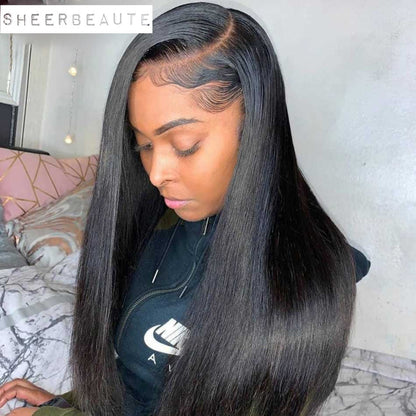 30 Inch 5x5/13x4 Straight HD Transparent Lace Frontal Wigs