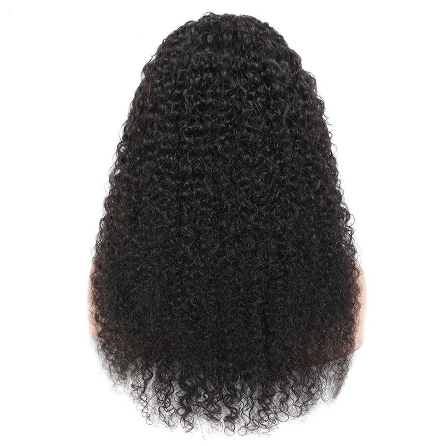 Mongolian Kinky Curly Headband Wig
