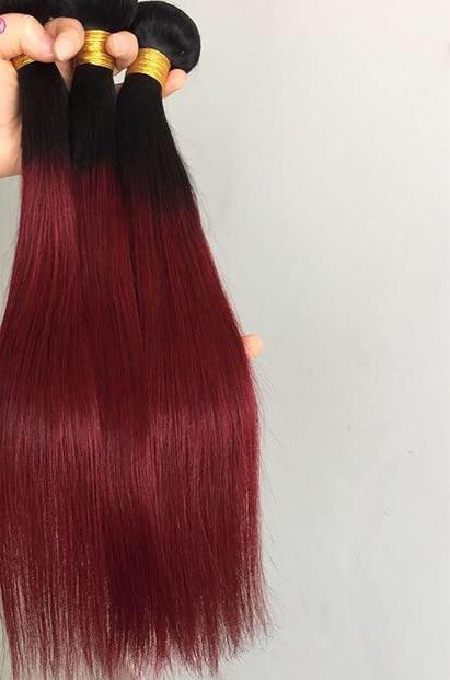 30inch Straight Brazilian Human Hair Weave  | Bundles Non-Remy Hair Extensions