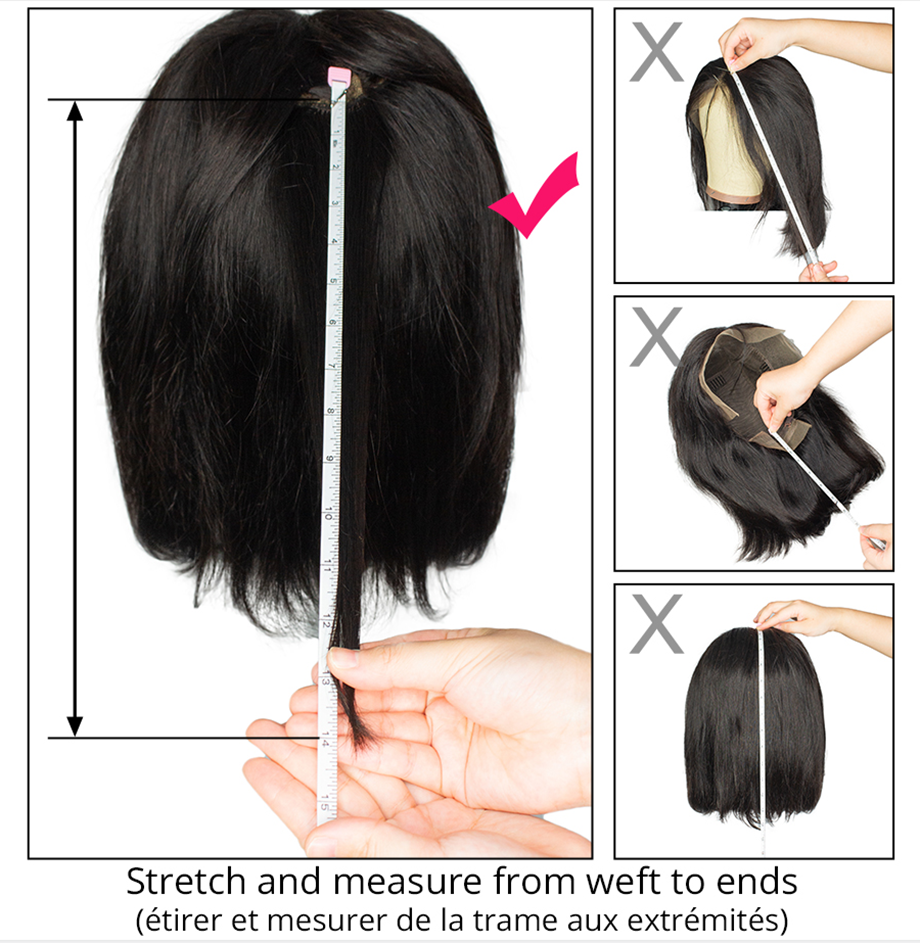 30 Inch Natural Black Human Hair Lace Front Wig