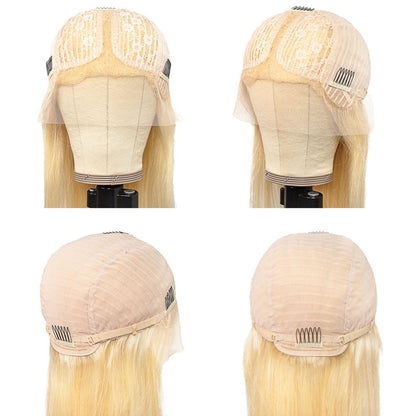 30 Inch Natural Black Human Hair Lace Front Wig
