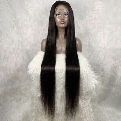 Long Straight 13x4 Lace Front Brazilian Human Hair Wigs 30-40 inch