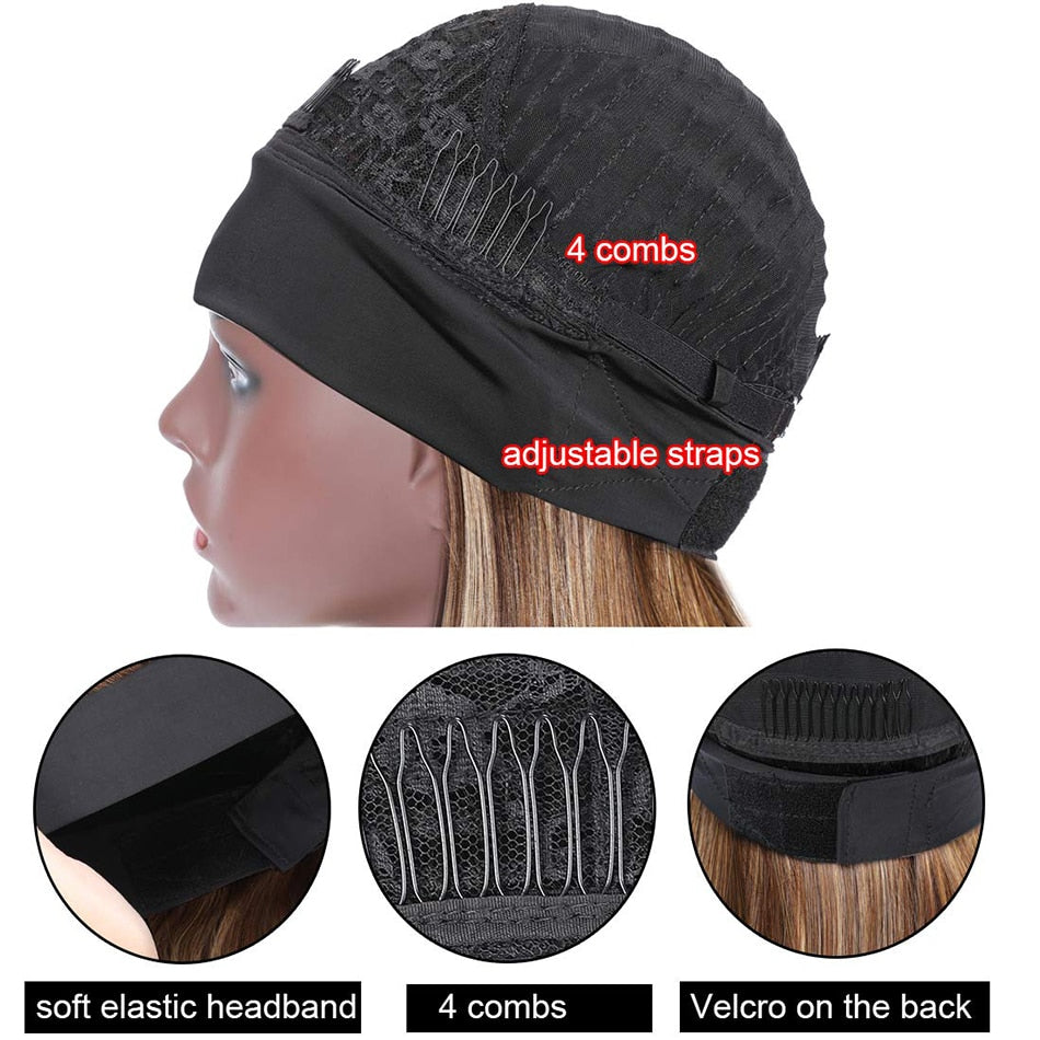 Yaki Kinky Straight Headband Human Hair Wig