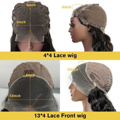 13x6 13x4 Short Straight Bob HD Lace Front Human Hair Wigs for Women DragQueen