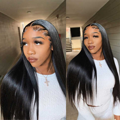30 Inch 5x5/13x4 Straight HD Transparent Lace Frontal Wigs